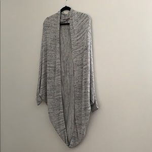 Grey batwing cardigan